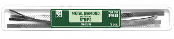 Kovové diamantové perforované pásiky, stredné 2.151 (5 ks) - TOR VM