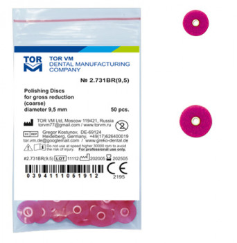 Disky pre hrubú redukciu s kovovým spojovacom, 2.731BR (50 ks). - TOR VM