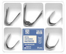 Metal Contoured Matrices for Premolars 1.500+ (30 pcs.)