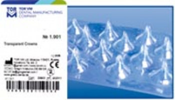 Transparentné korunky pre korunkovú časť rezákov 1.901 12 ks. - TOR VM