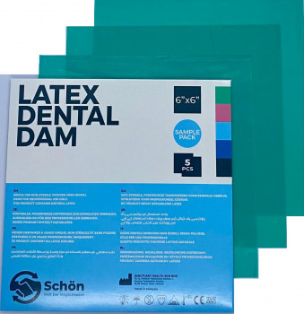 Latexová blana – mätovo zelená - Latex Dental Dam